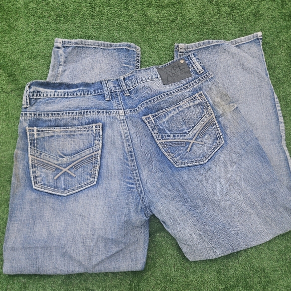 Mens TK Axel TREADWELL Relaxed Straight Fit Jeans 36x30 KENSINGTON AX41007-3 - Picture 2 of 16